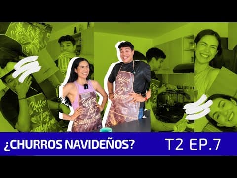 Cocineritas hacen churros navideños de alto impacto
